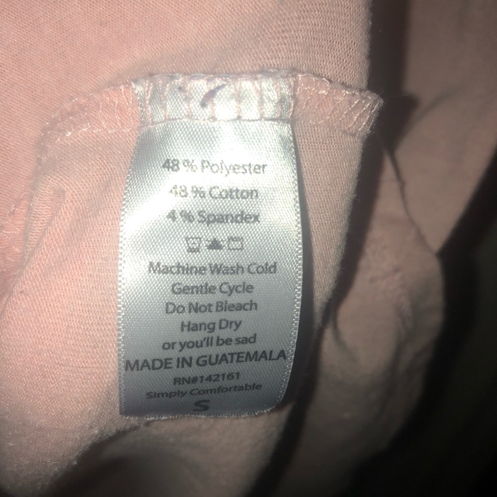 Solid Light Pink Small Lularoe Irma - image 4